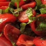 Tomatensalat mit Sauerampfer