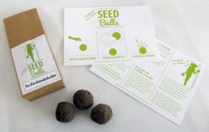 Seedballs Küchenkräuter Petersilie, Schnittlauch und Rukola
