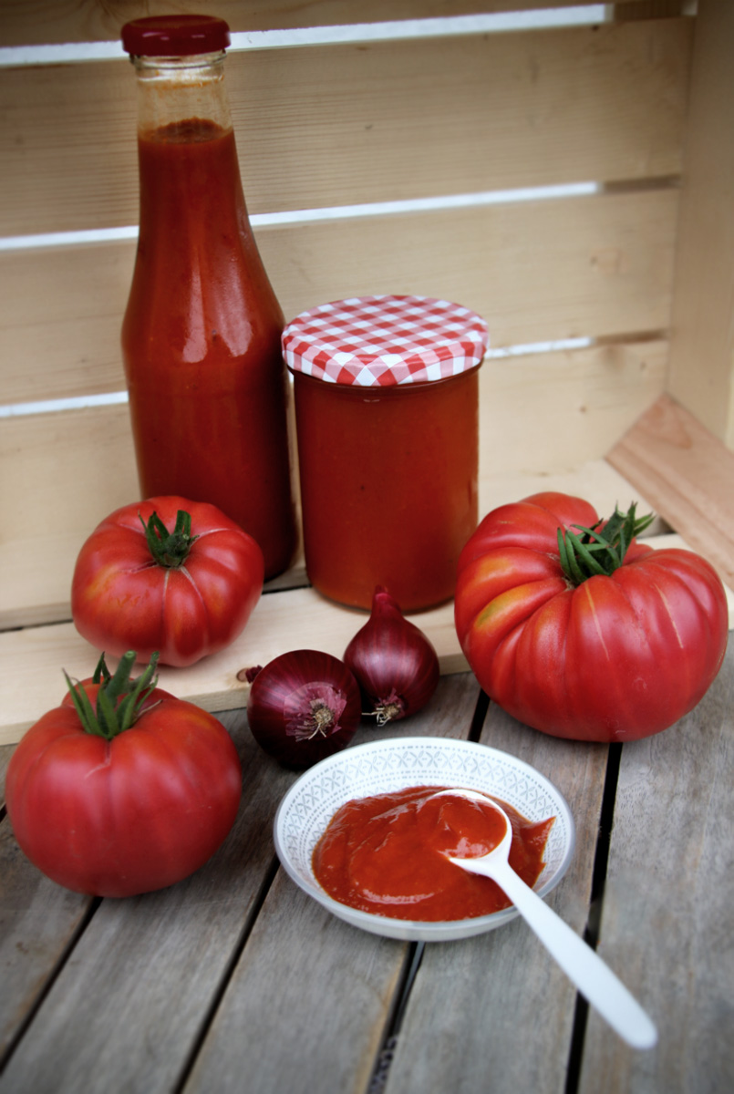 Tomaten Ketchup selber machen - Tomaten aus dem Garten