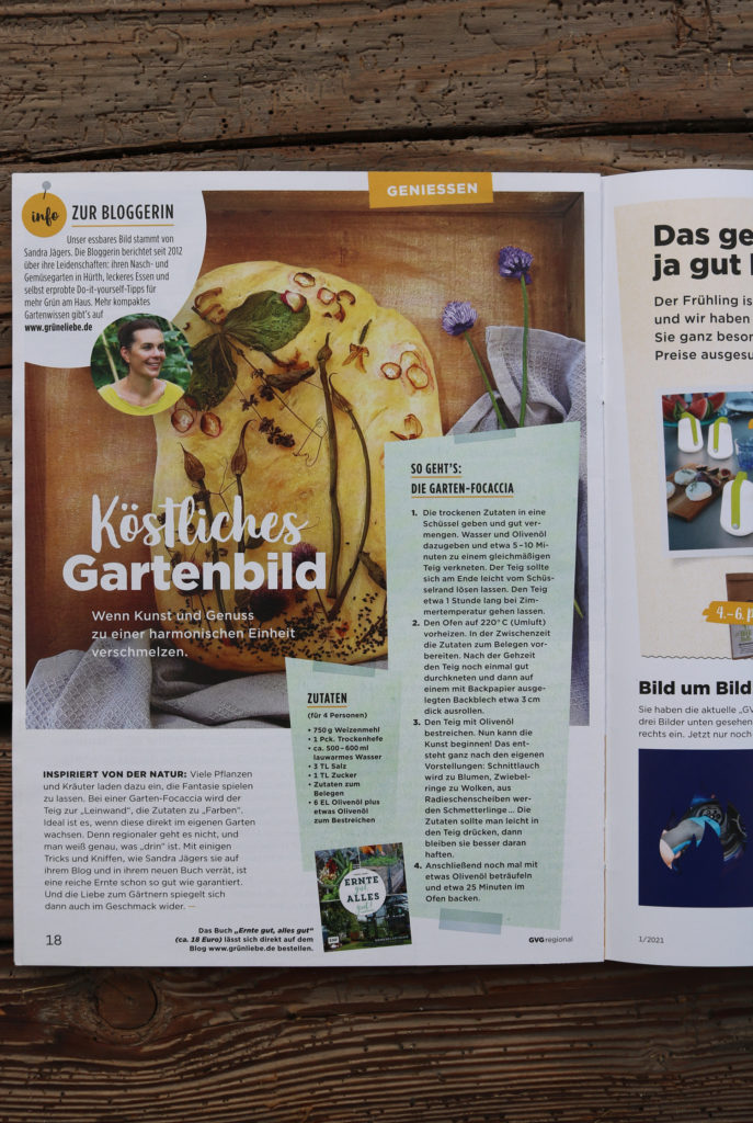 Grüneliebe in Zeitschrift GVG regional 1/2021