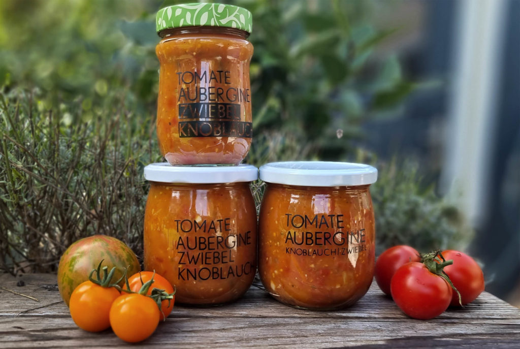 Tomaten-Auberginen-Sugo | Rezepte aus dem Garten