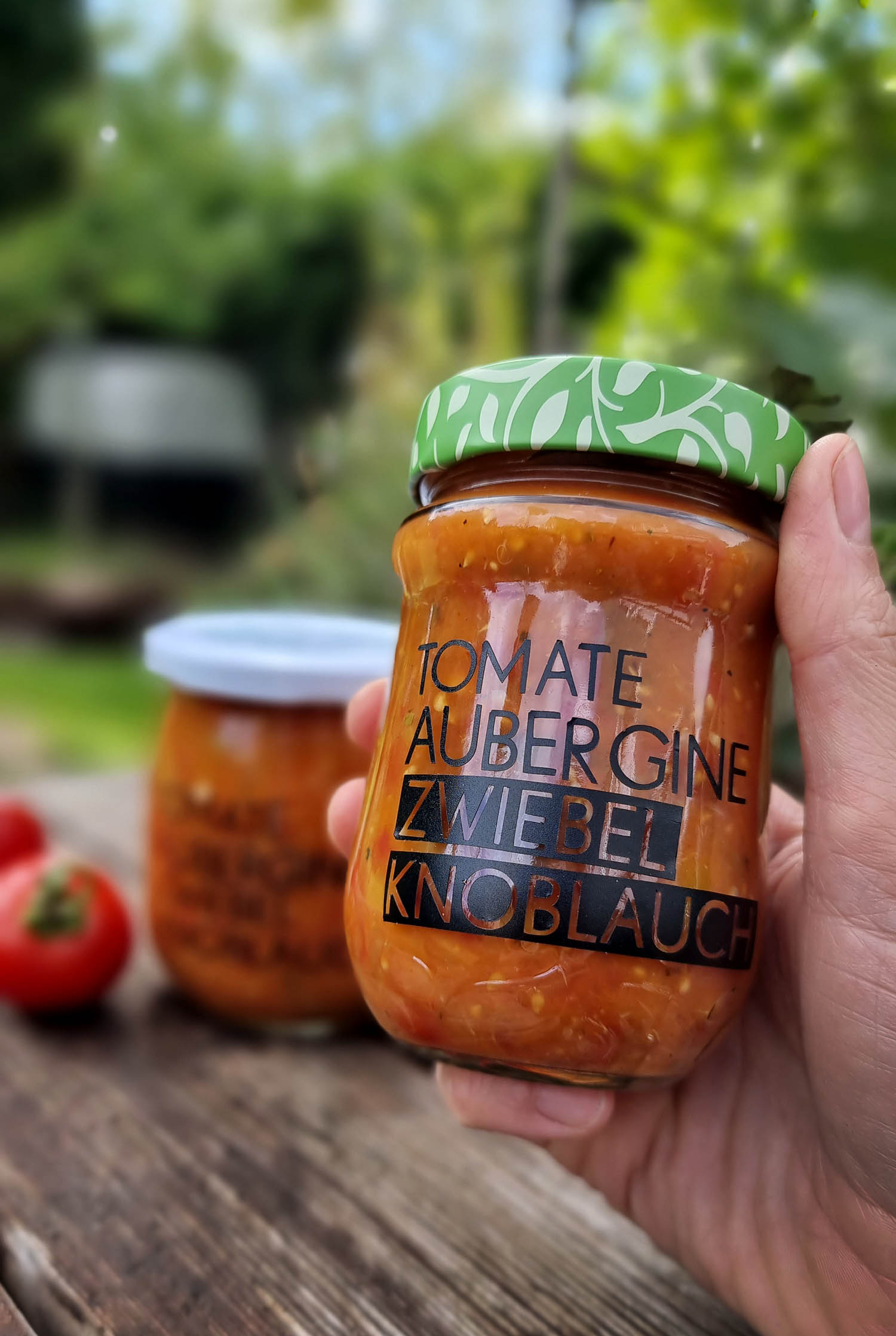 Tomate Aubergine Zwiebel Knoblauch Sugo