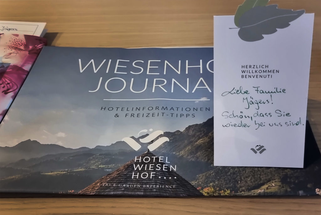 Hotel Wiesenhof im Algund Süditrol bei Meran - Gartenhotel Genuss pur! Meraner Land Reisebericht