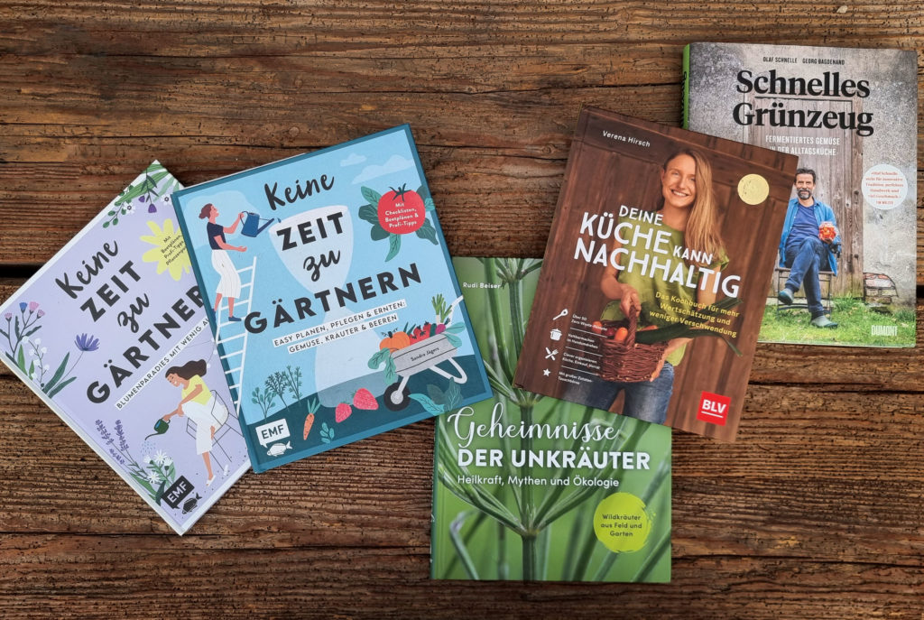 Die besten Gartenbücher & Kochbücher - Empfehlungen vom Gartenblog Grüneliebe